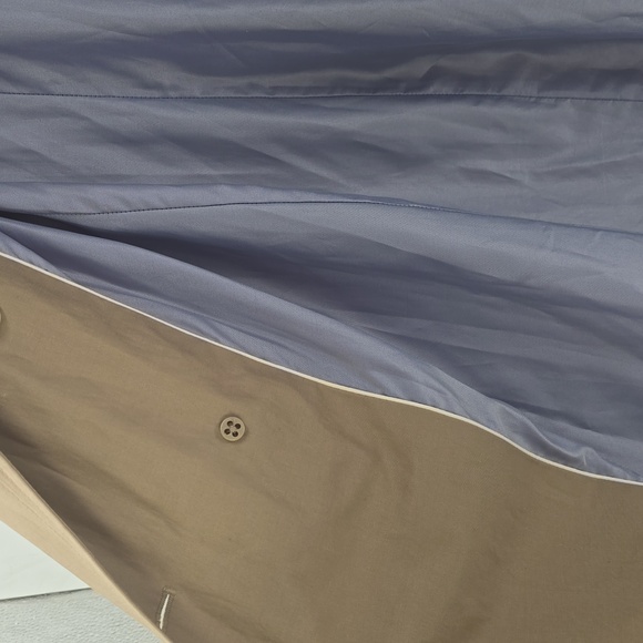 London Fog Classic Beige Long Trench Coat - Picture 5 of 13